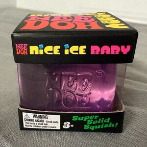 Nice Ice Baby Purple Super Solid Squish Toy